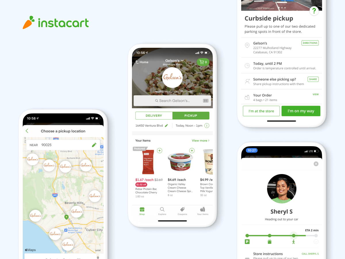 The Instacart Business Model How Does Instacart Make Money   Instacart App 1 