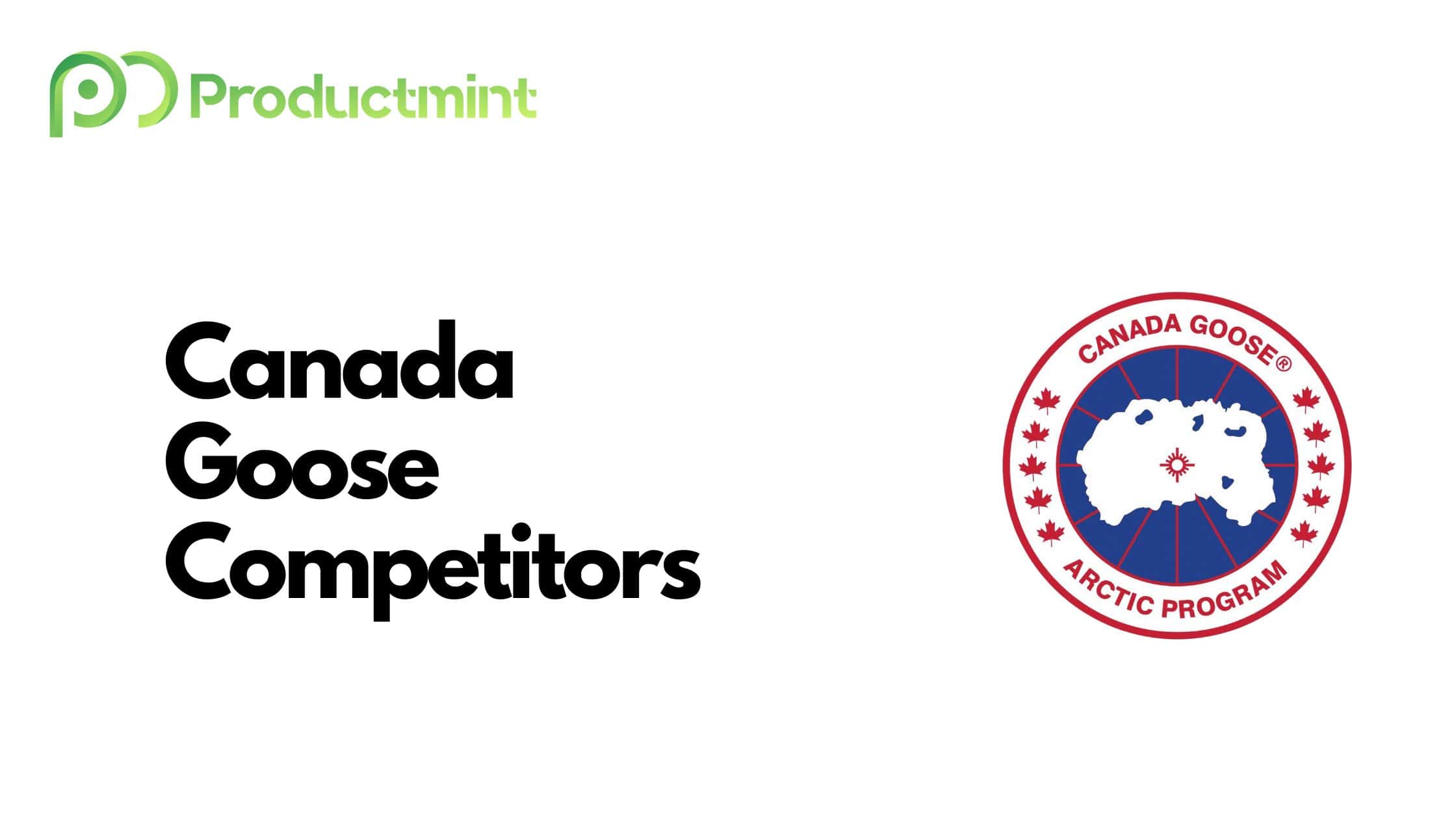 Canada Goose Competitors