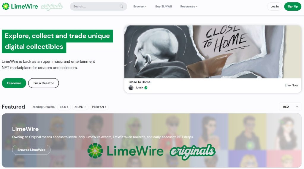 limewire nft